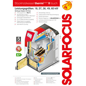 Poster Stückholzkessel